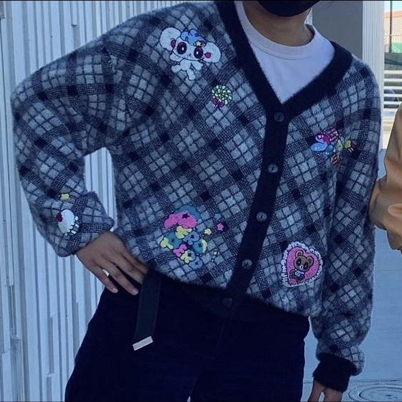 TeddyFresh x Yurie Sekiya Women's Cardigan || grey | Depop