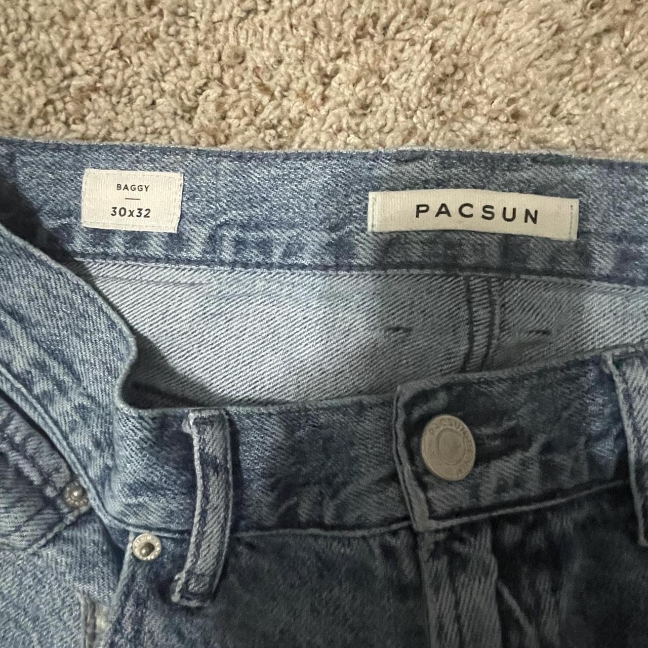 pacsun carpenter baggy denim jean - Depop