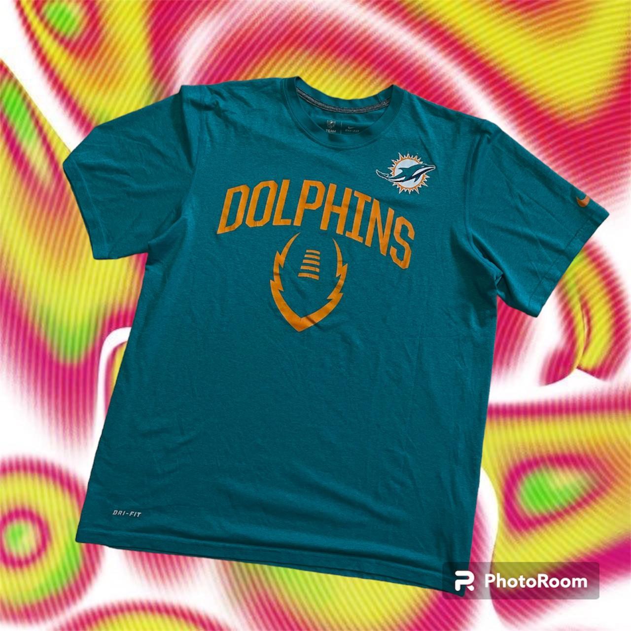 Miami Dolphins tee NFL Apparel Beautiful colors Fits - Depop