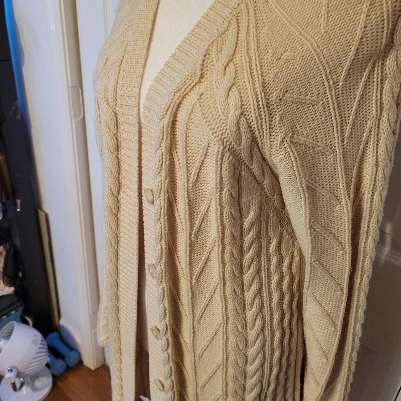 Source Unknown Women's Sweater - Cream - L – Knit… - image 3