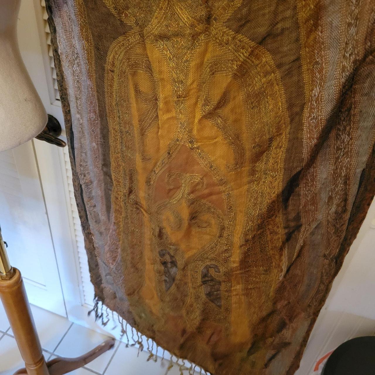 Source Unknown Women's Scarf - Brown/Multi – Pais… - image 5