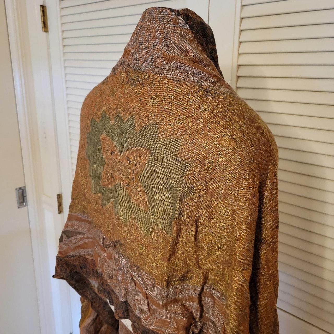 Source Unknown Women's Scarf - Brown/Multi – Pais… - image 2