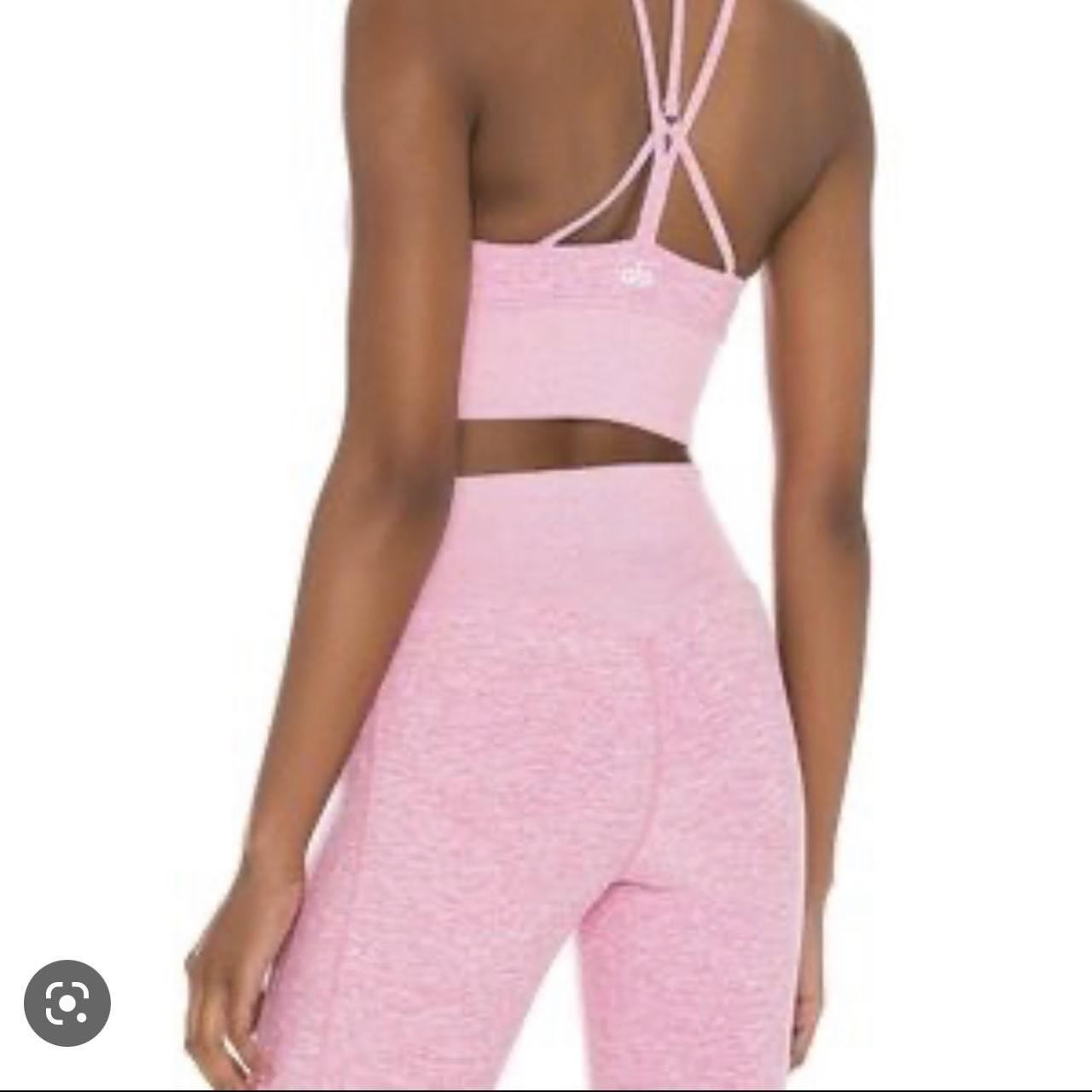 Alo yoga- pink Parisian yoga set Size: XS leggings | Depop Alo yoga- pink Parisian yoga set Size: XS leggings | Depop