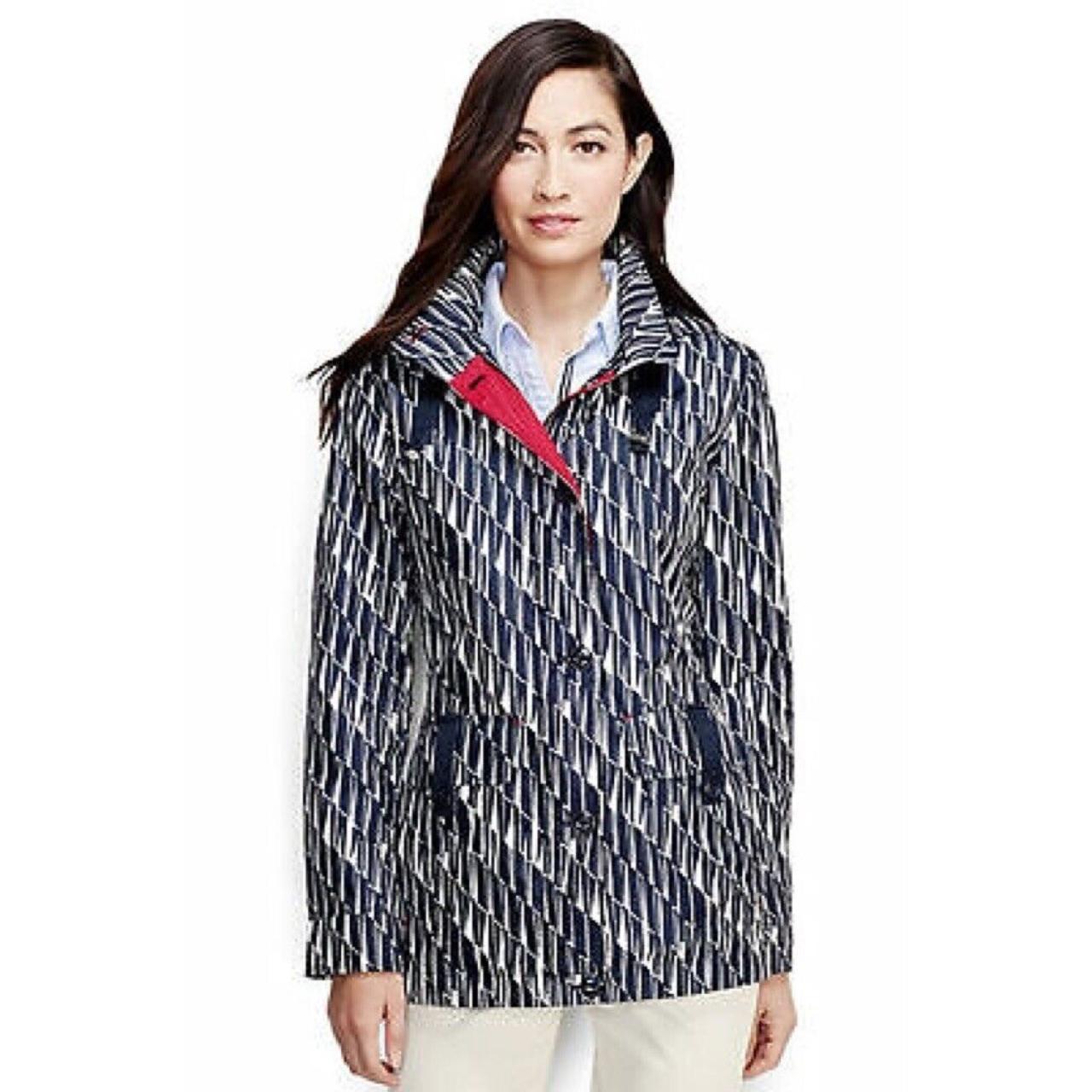 Lands end rain hot sale jacket womens