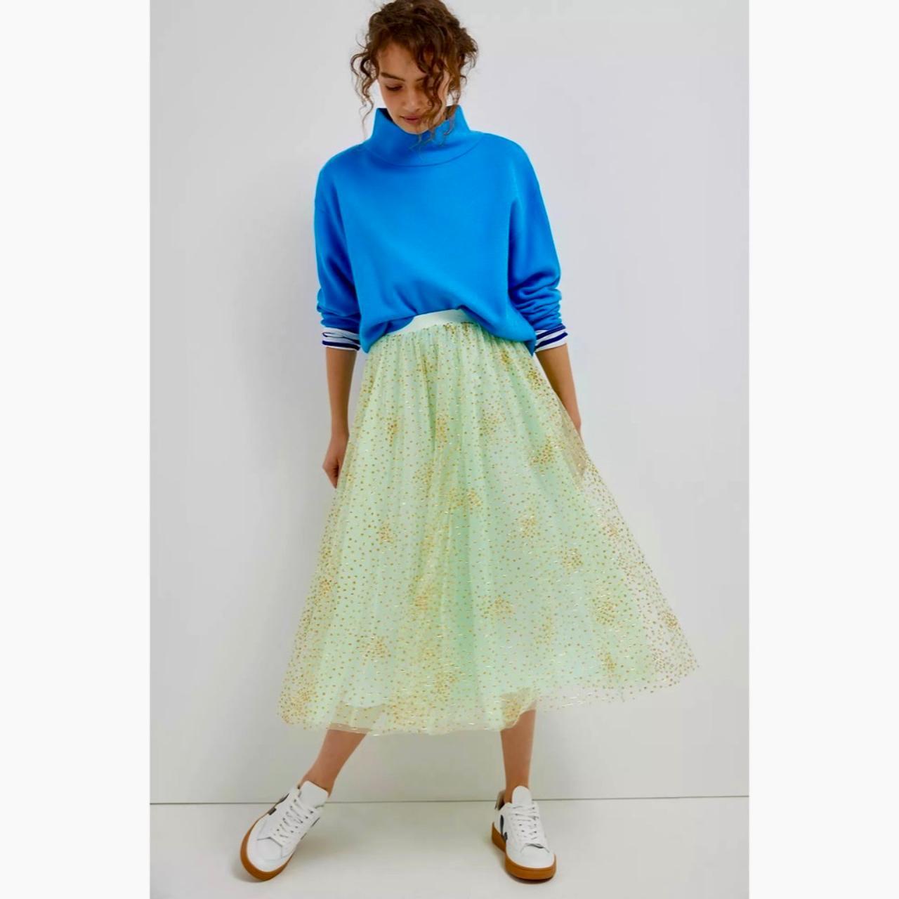 Gold 2024 skirt anthropologie