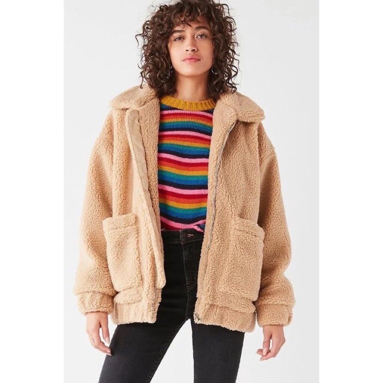 I am shop gia fuzzy jacket