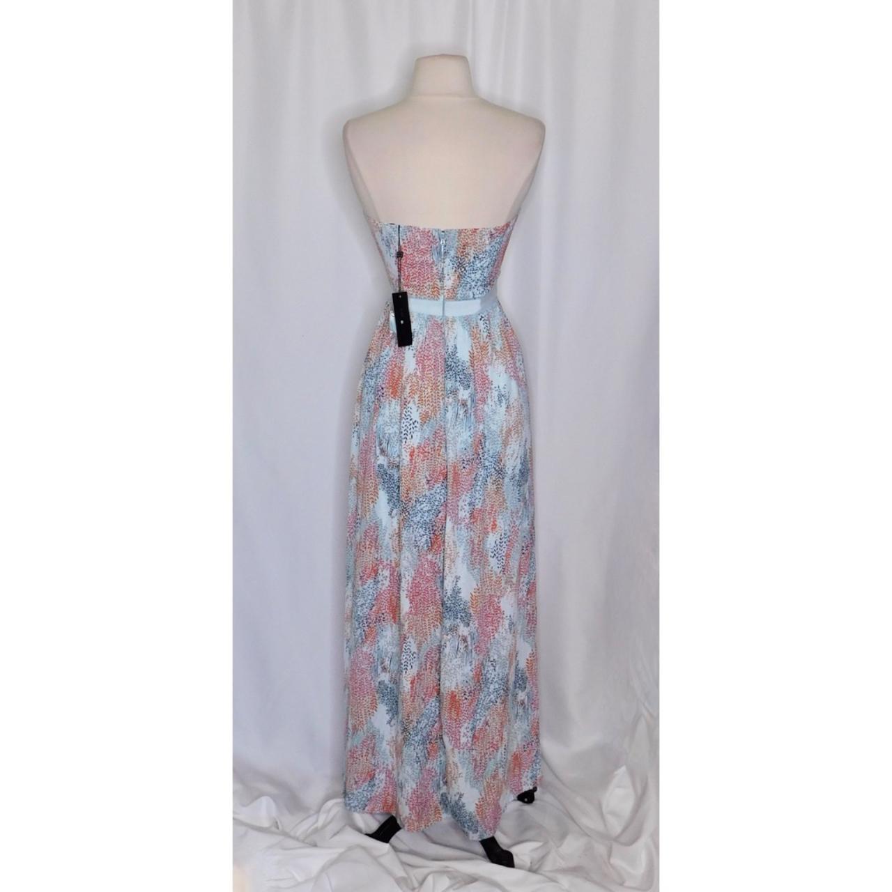 NWT BCBGMAXAZRIA Amber Maxi Dress Chiffon Light