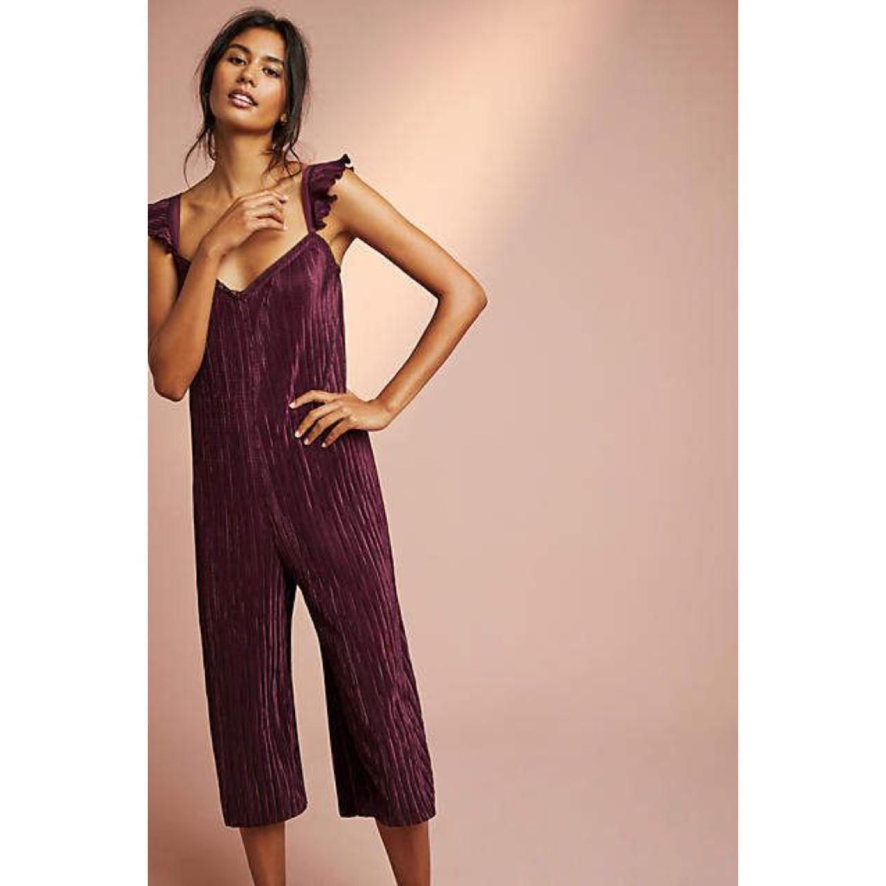 NWT Anthropologie FLOREAT Willow Sleep Jumpsuit