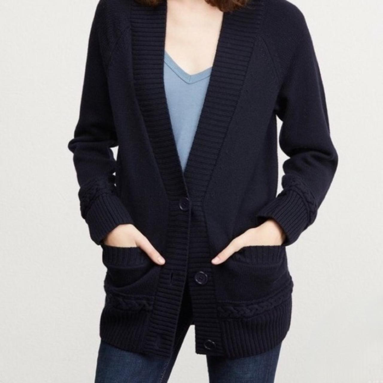 Womens navy cardigan outlet with pockets