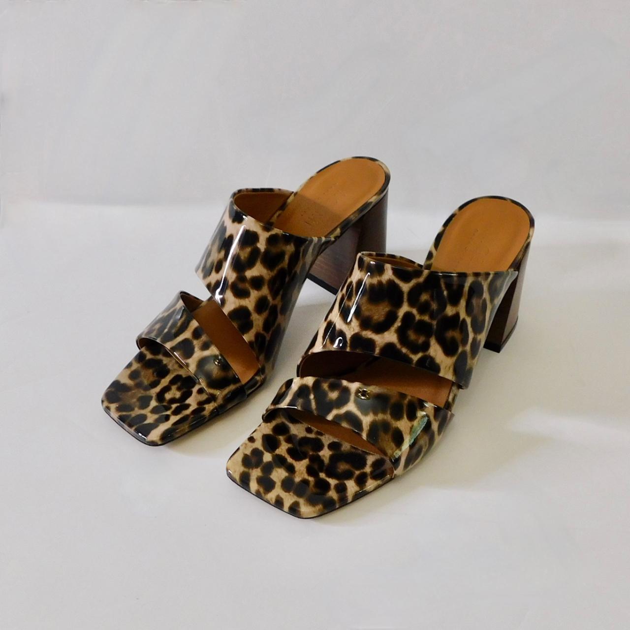 M. GEMI The Zola Camel Leopard Print Patent Leather. Depop