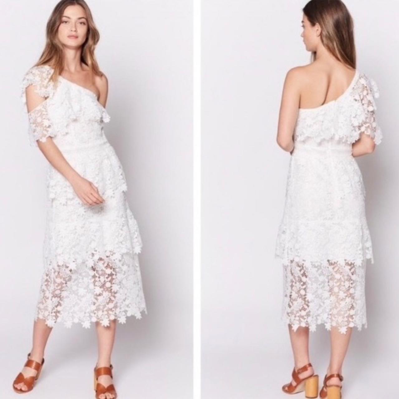 Joie belisa lace midi dress hotsell