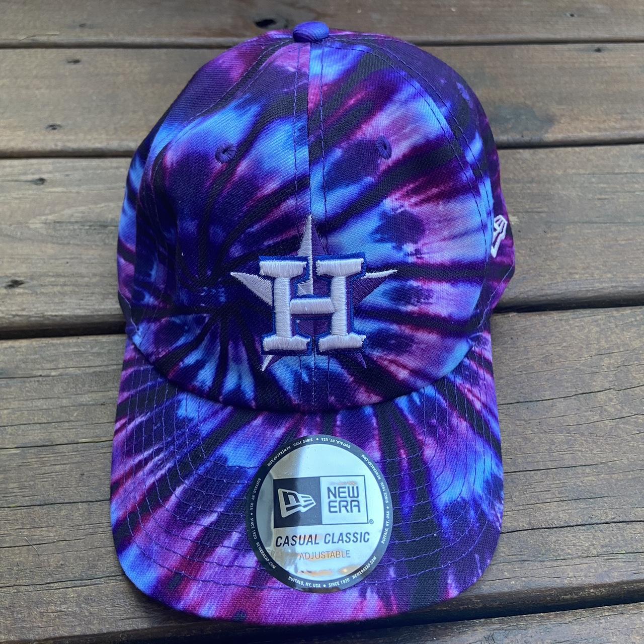 BNWT New Era Houston Astros Tie-dye Adjustable Hat I - Depop