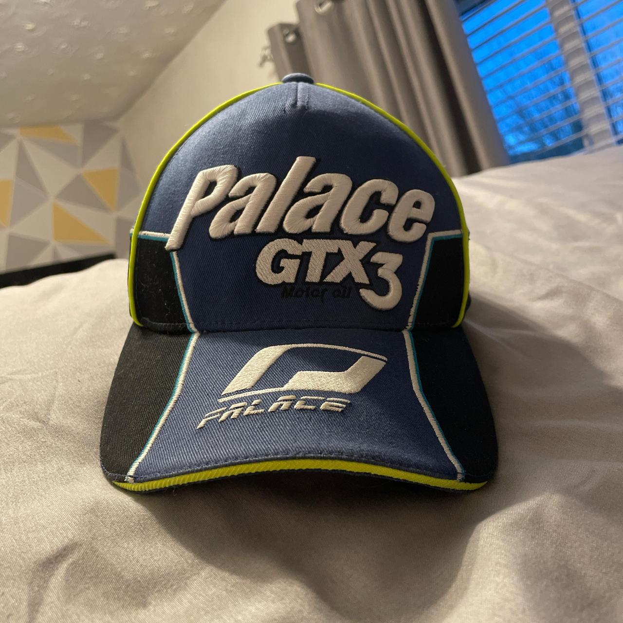 Palace GTX3 motor oil racing cap Blue Bold stitched... - Depop