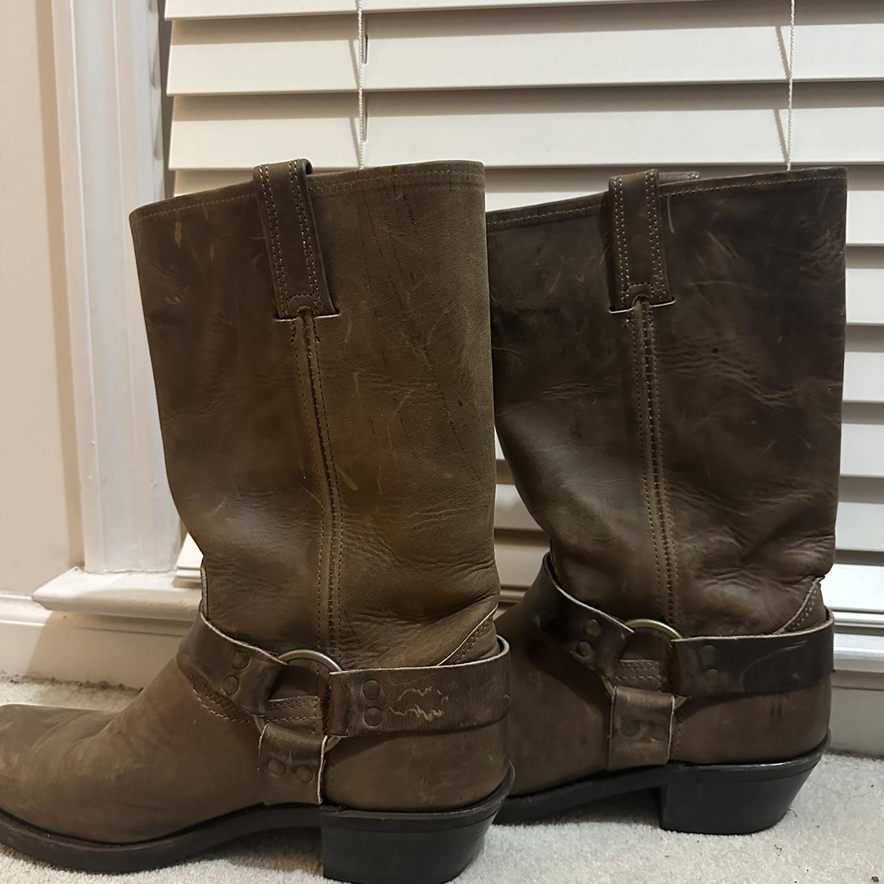 frye cowboy boots womens