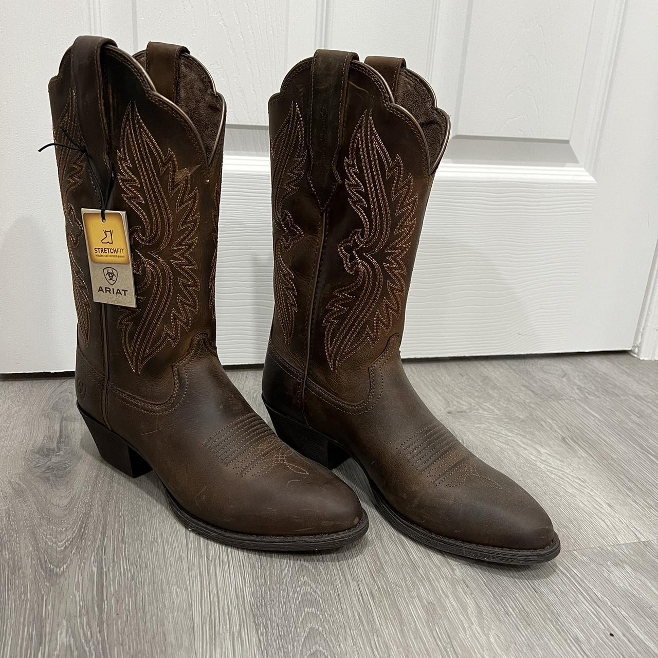 Ariat heritage r toe cheap western boot