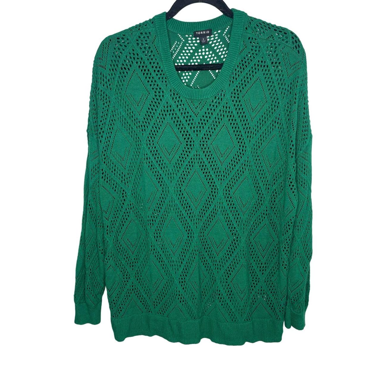 Torrid on sale green sweater