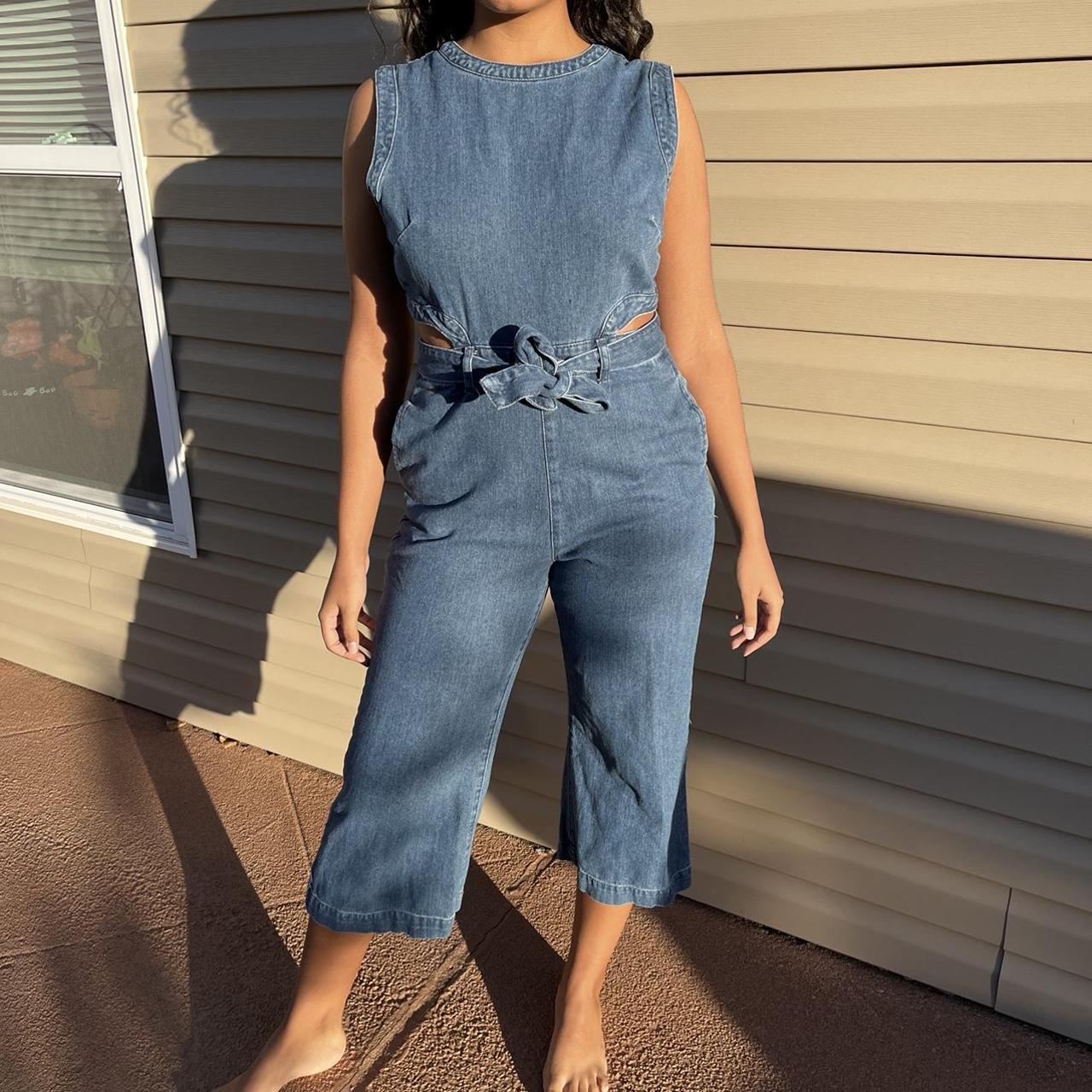 Missguided Denim Outfit Size 10 Depop 4683