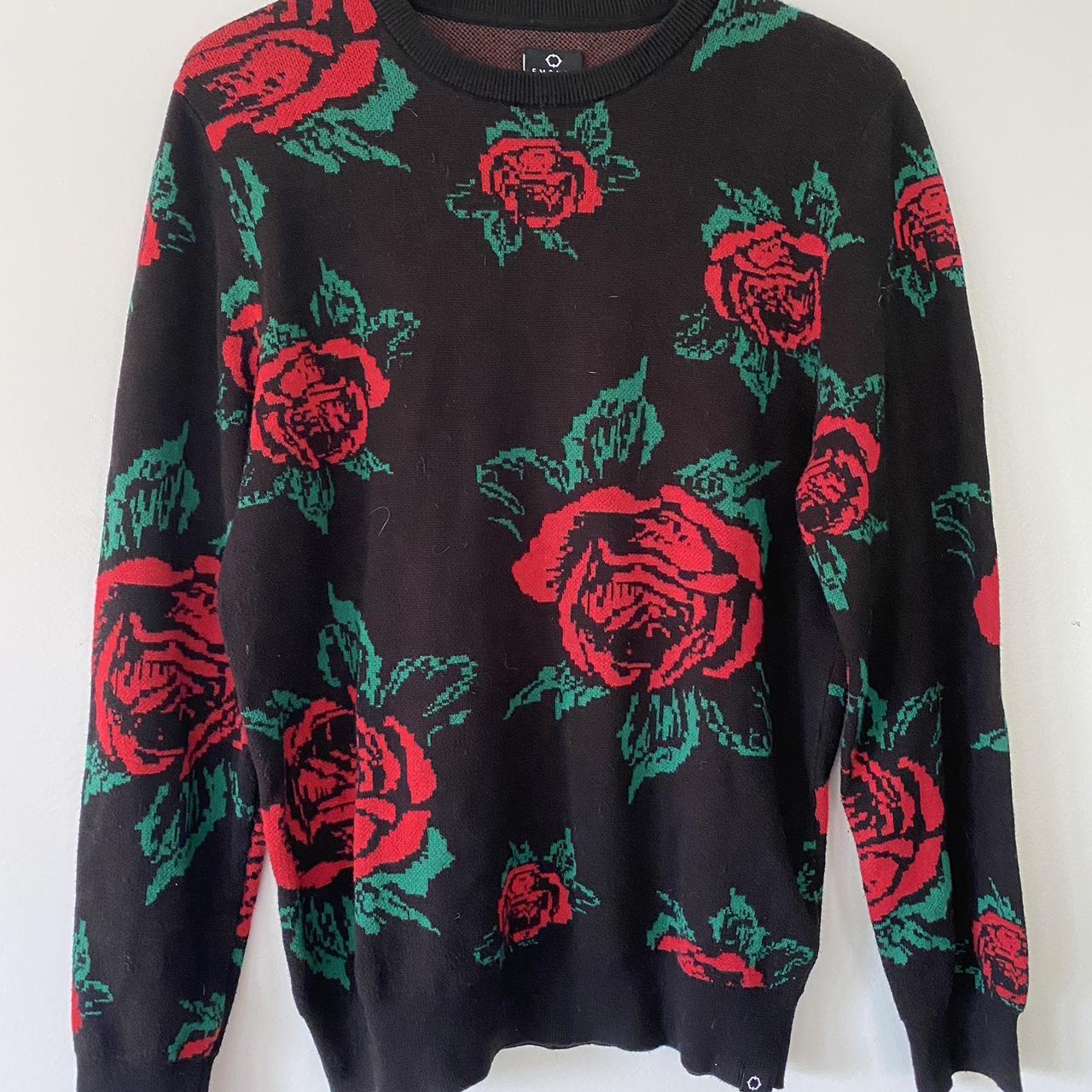 empyre rose knit sweater excellent... - Depop