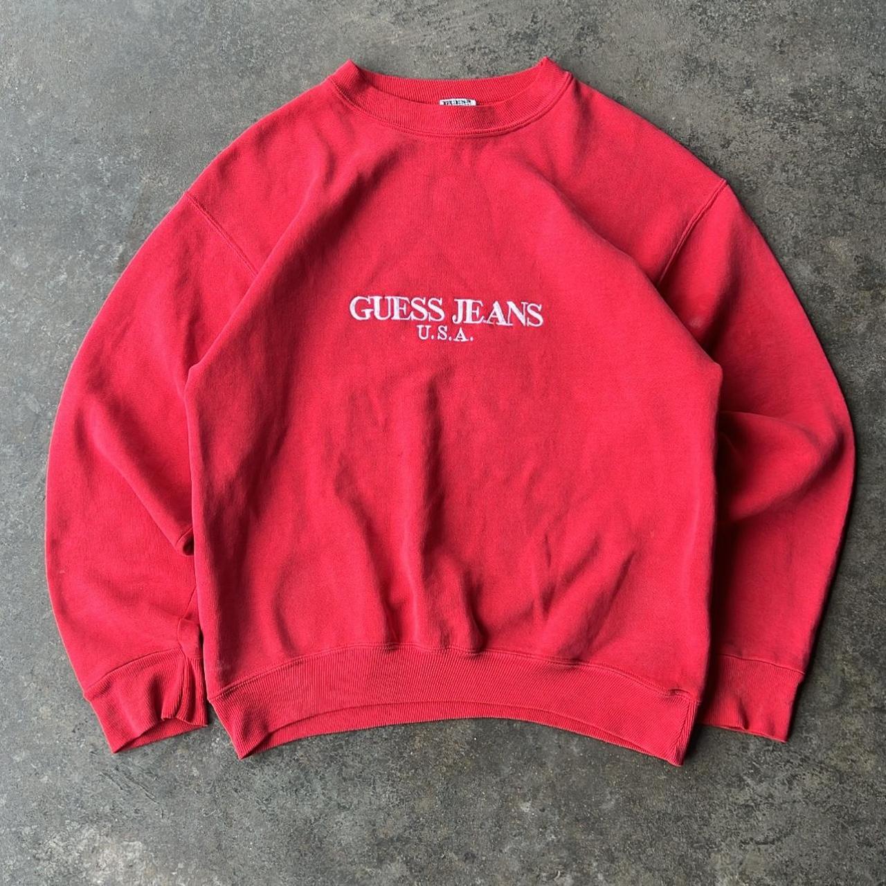 Vintage 90s Guess Jeans USA crewneck! Size XL... Depop