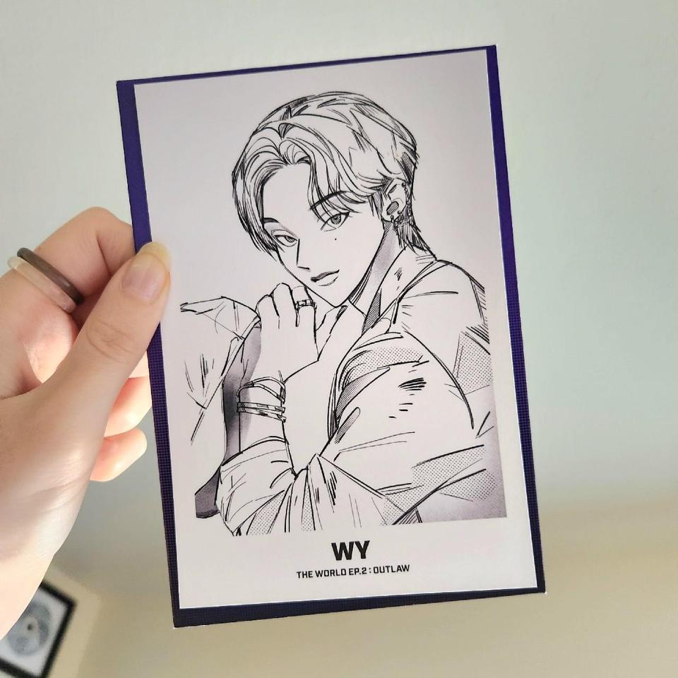Ateez The World EP.2 : Outlaw Wooyoung Partner Card - Depop