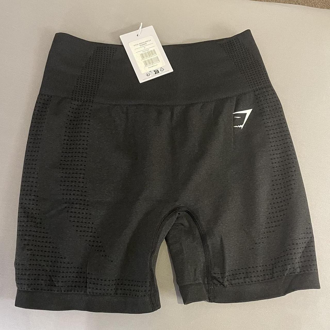 Gymshark Vital Seamless shorts - Black - tag is - Depop