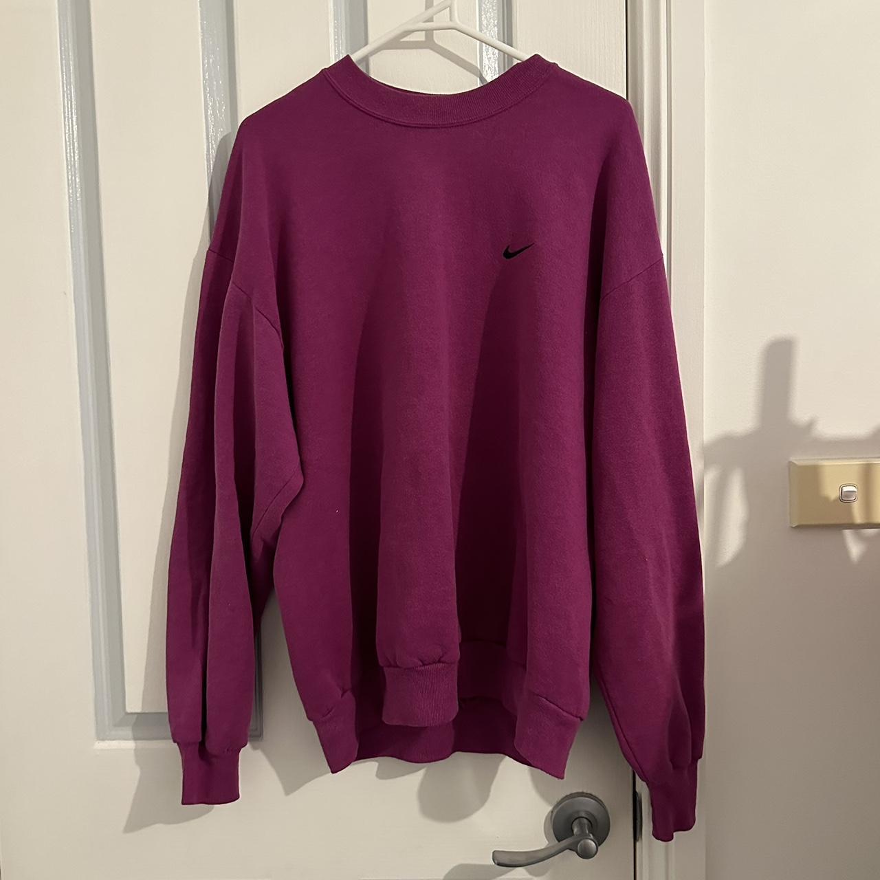 mens nike purple sweatshirt