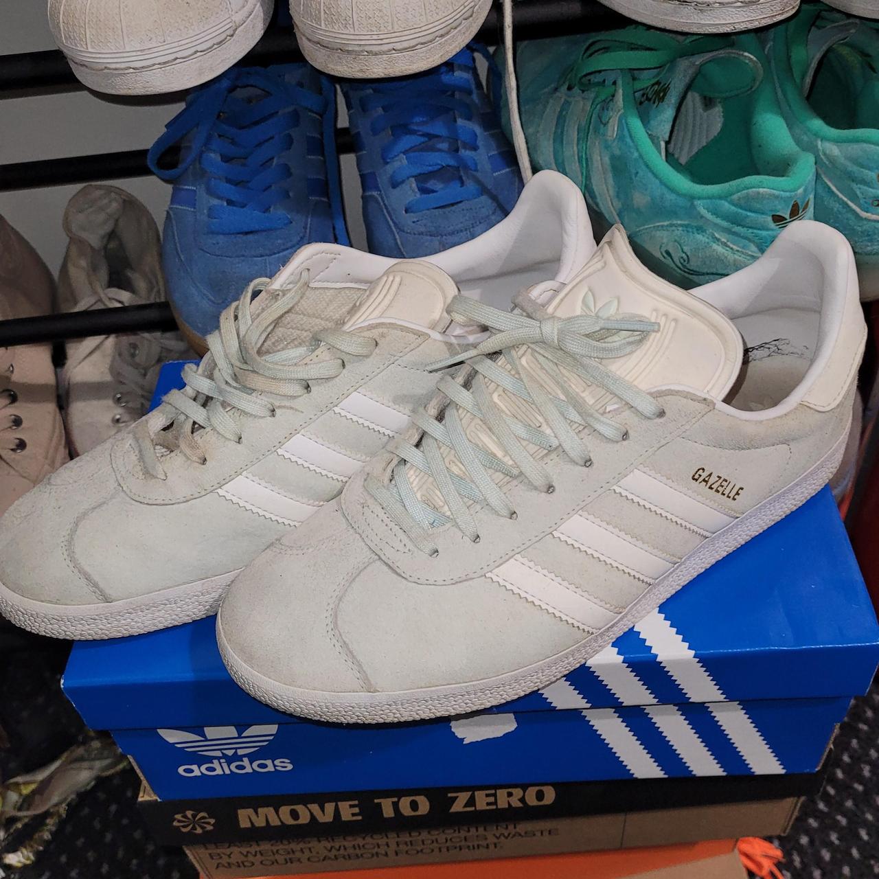 Adidas gazells worn a few times still in good... - Depop