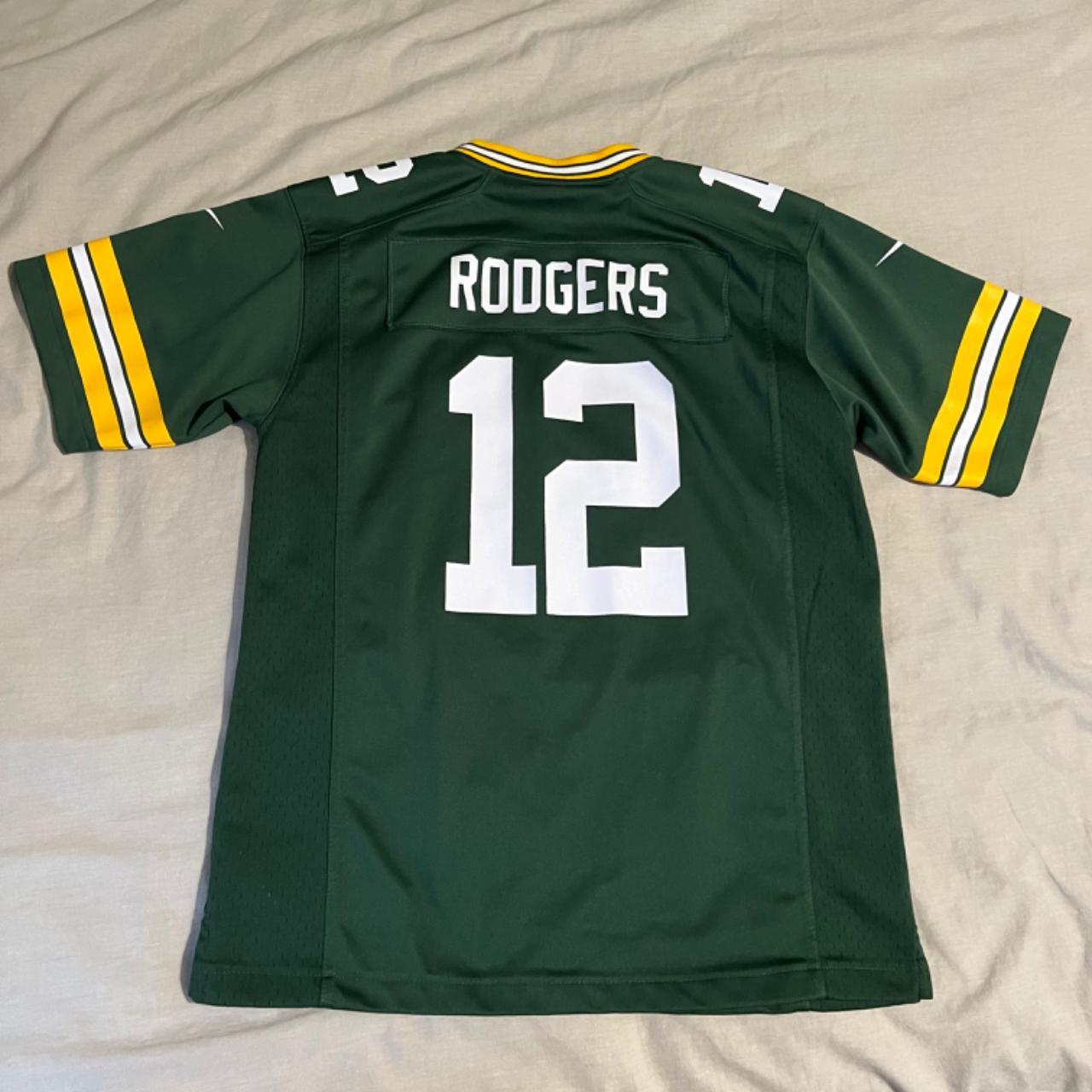 Greenbay packers Nfl jersey Like New Size: kids L [... - Depop