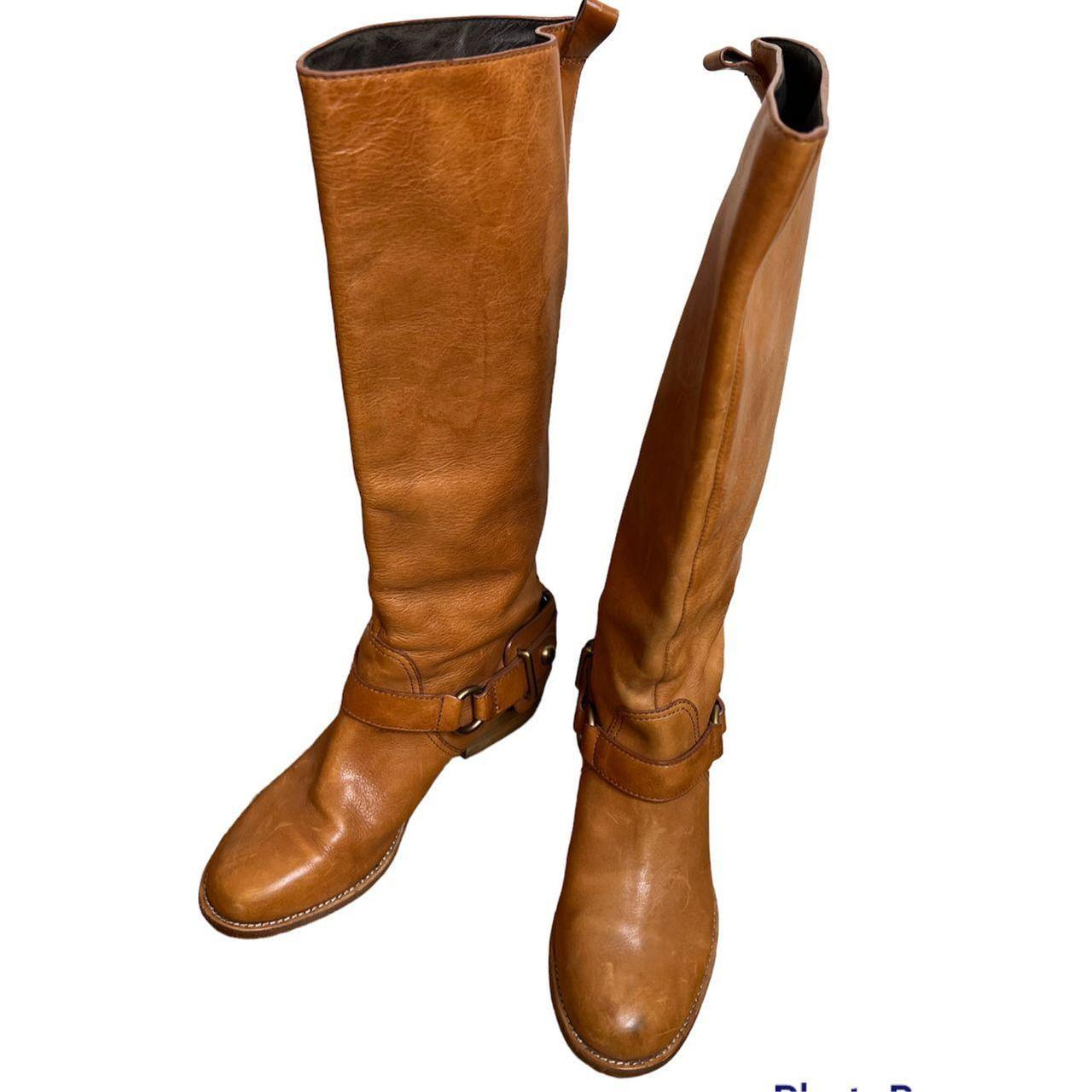 coach tall brown boots