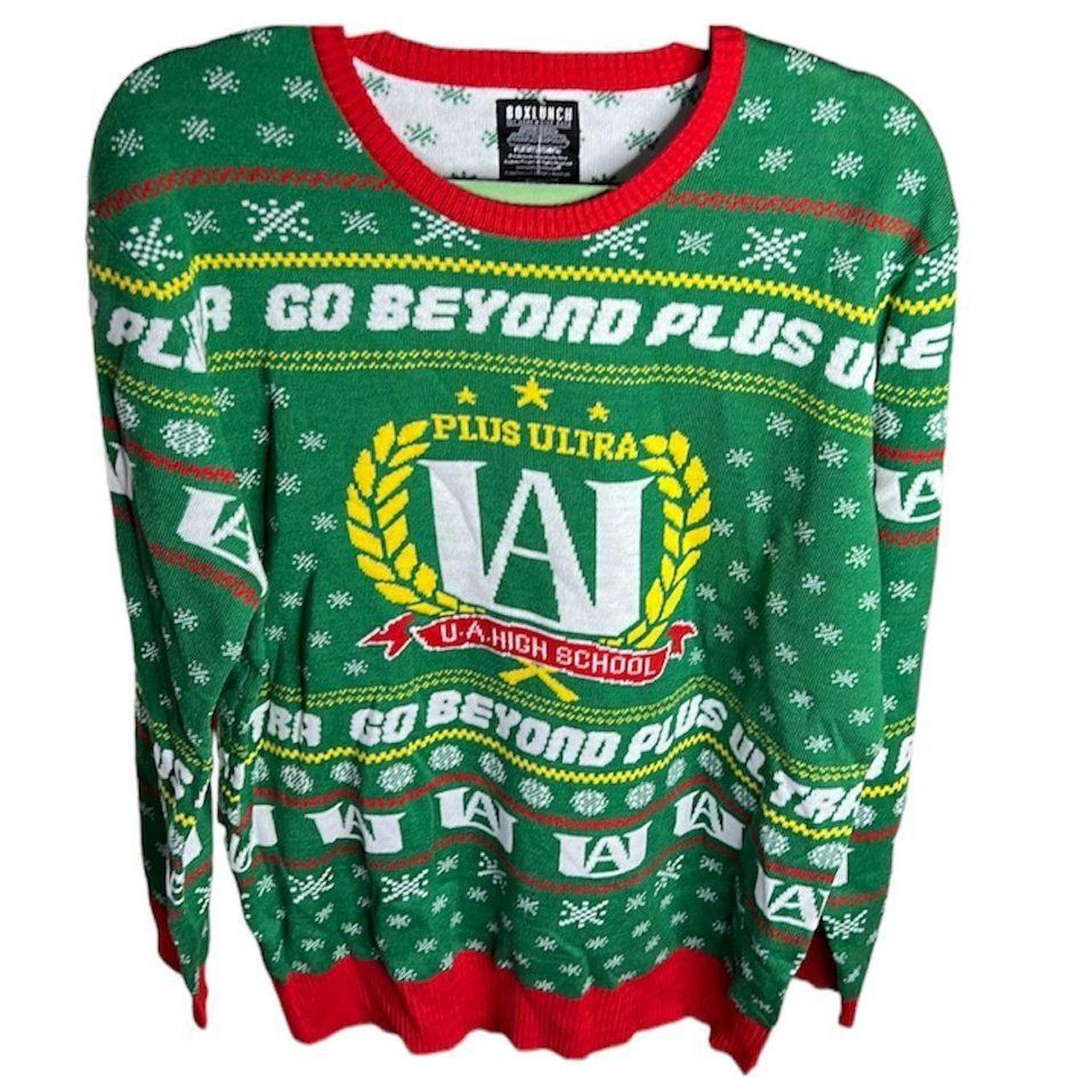 My hero academia ugly sweater best sale