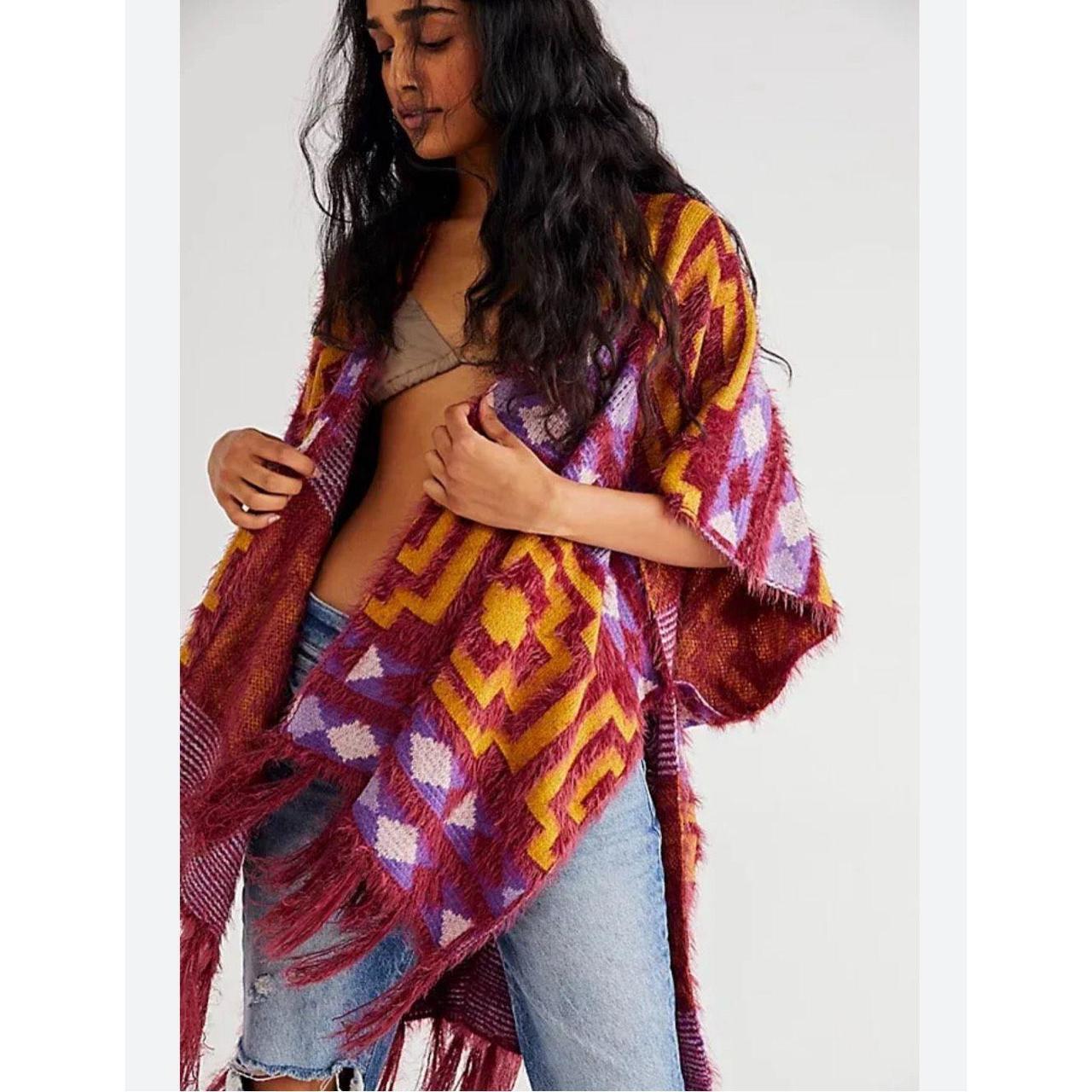 Store Free People Diamondback Cozy Kimono Sweater