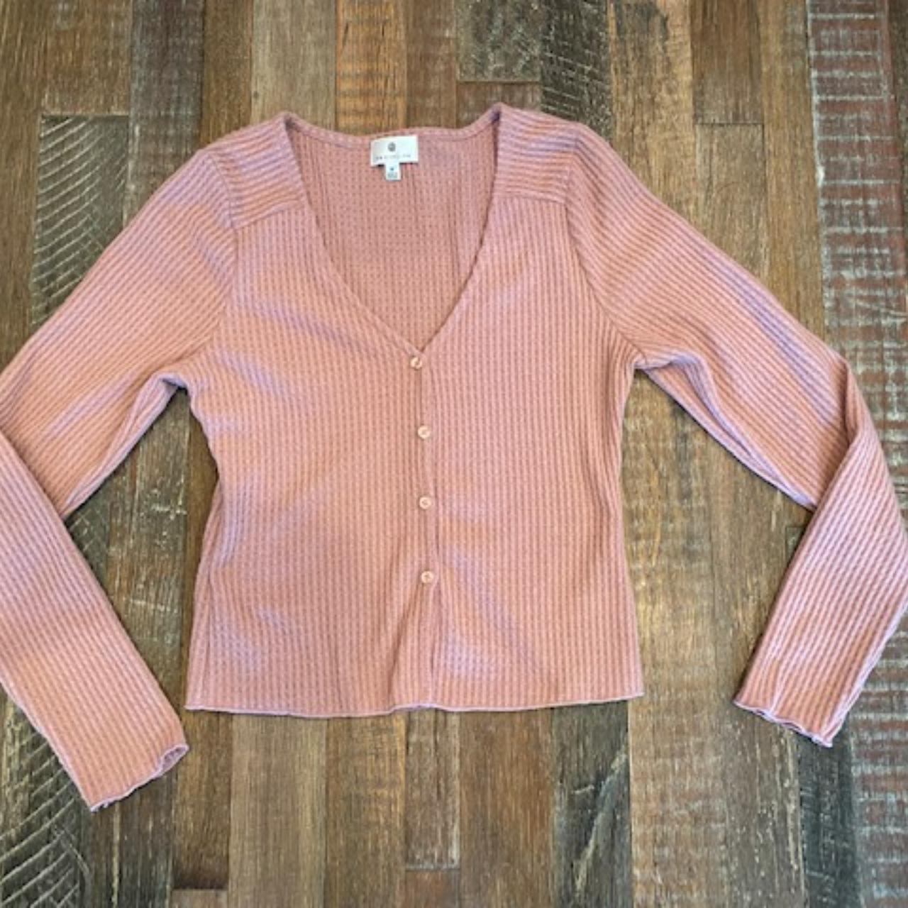 Nordstrom Women's Pink Cardigan Depop