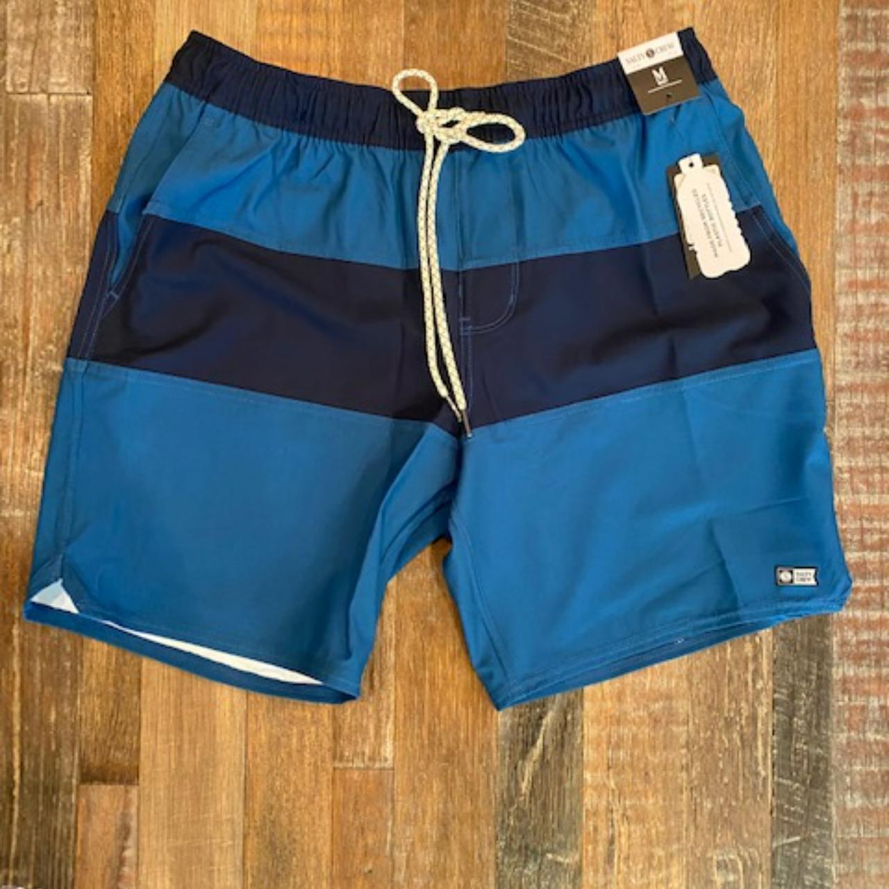 Salty Crew Beacons Elastic Boardshort Indigo size M... - Depop