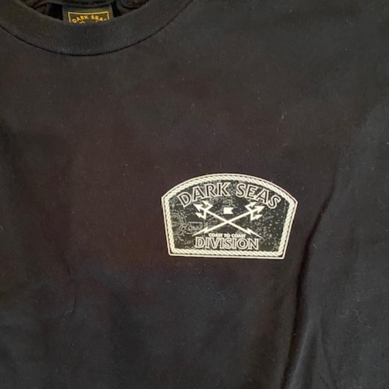 Men's Dark Seas Division size XL Black T-Shirt... - Depop