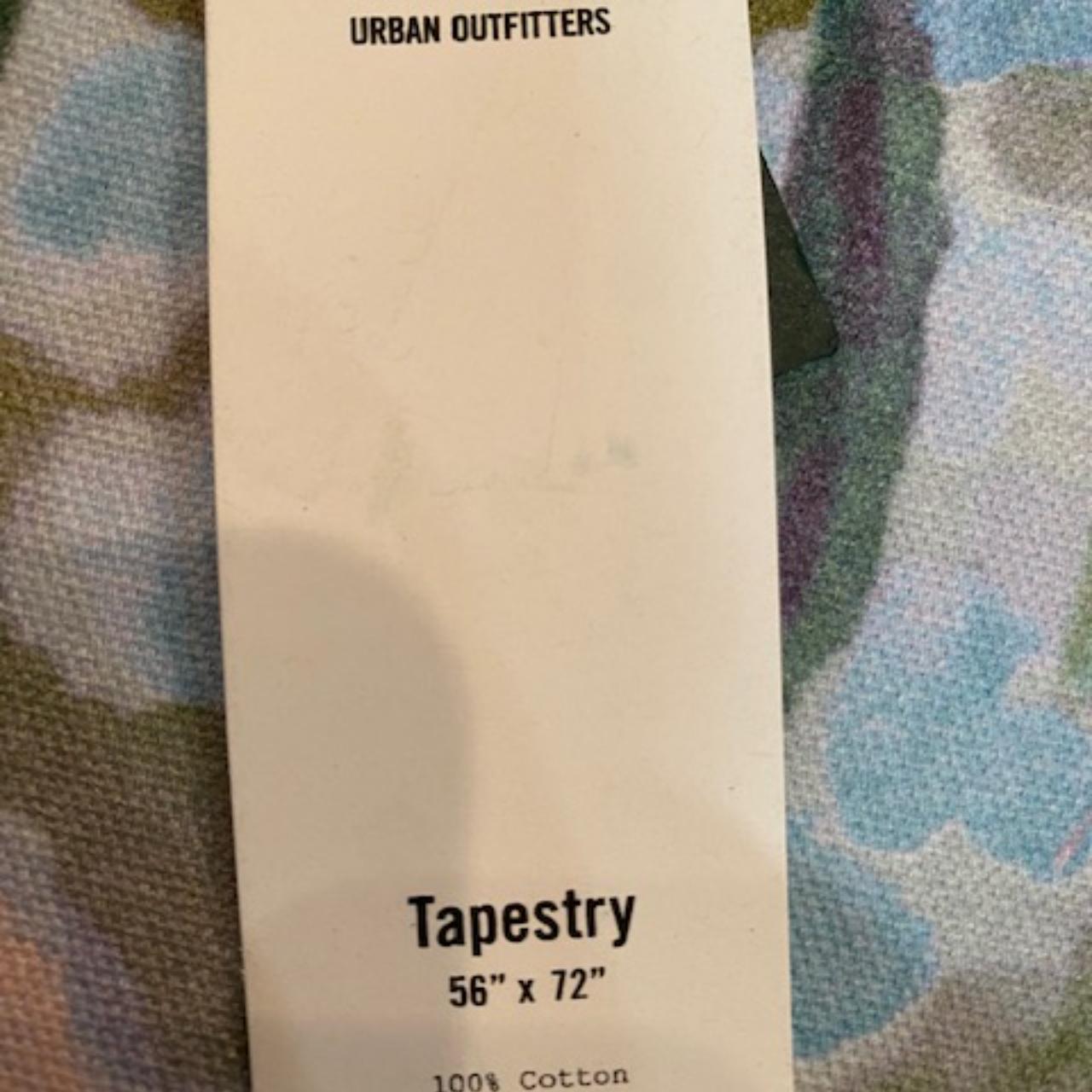 Urban Outfitters Floral Moonscape Tapestry 56"x72"... Depop