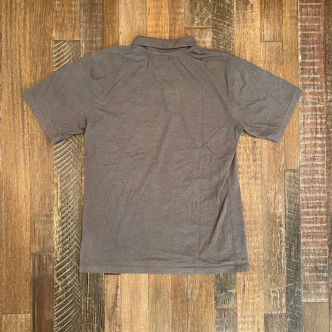 Quiksilver Collared Polo Shirt Youth Boys gray size... Depop