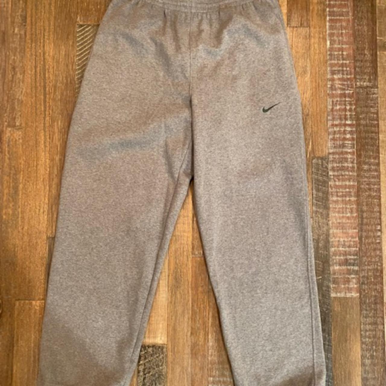 Nike Mens Heavyweight Sweatpants Cinch Ankles Gray Depop 6568