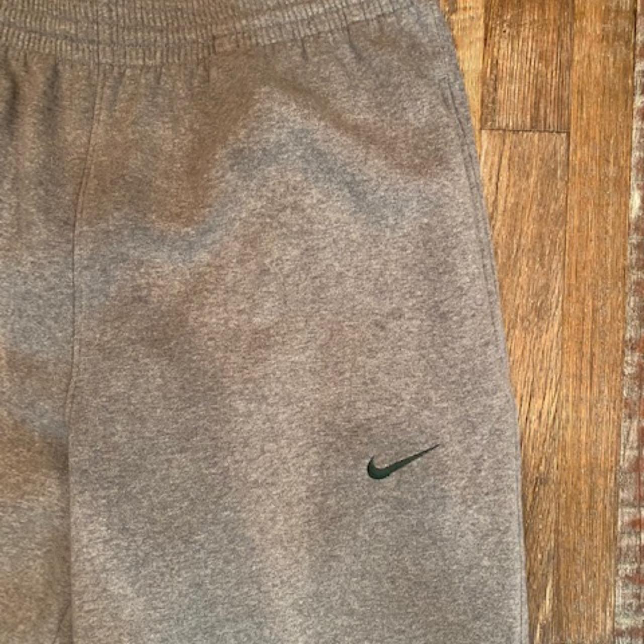 Nike Men's Heavyweight Sweatpants Cinch Ankles Gray... Depop