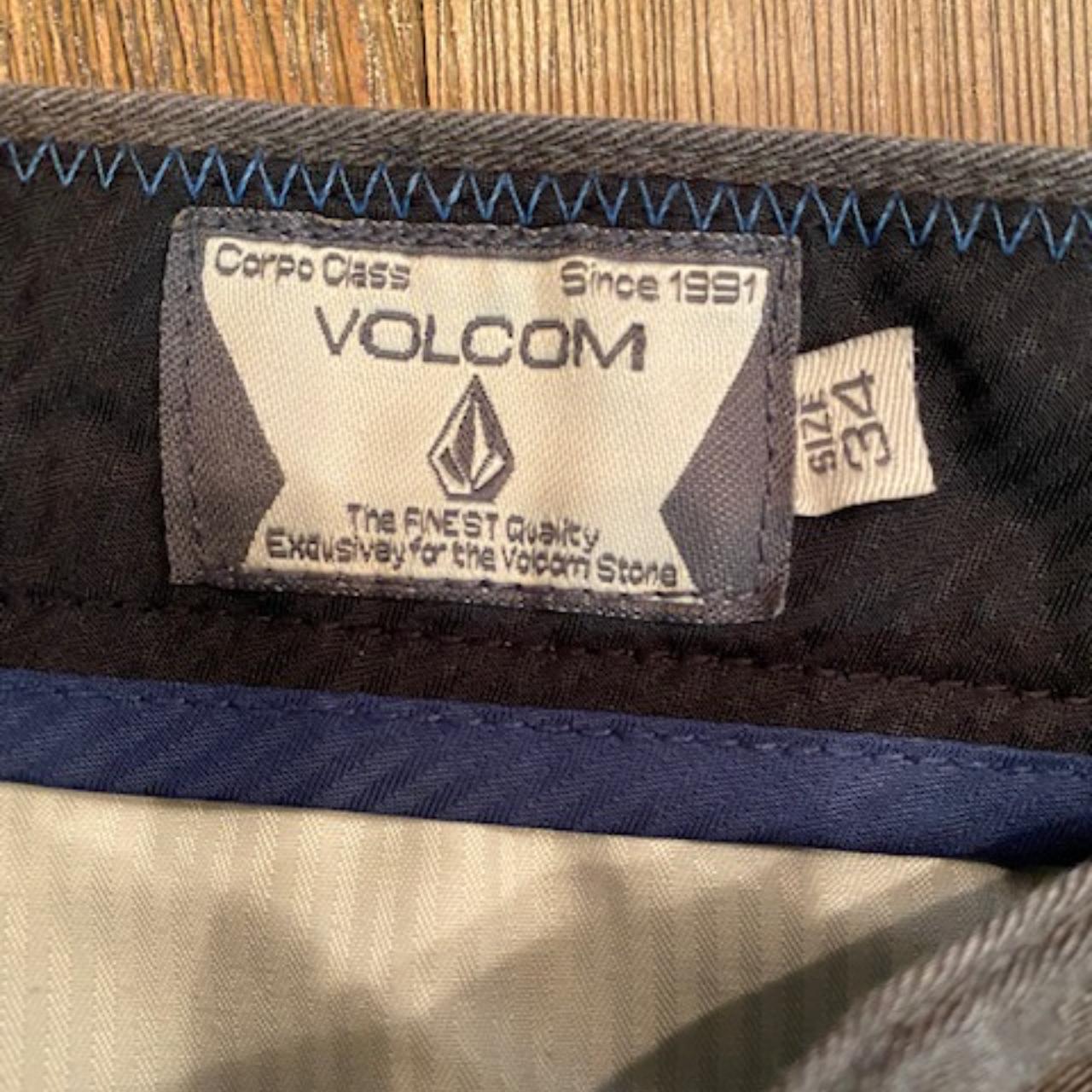 Volcom Men's Corpo Class Chino Shorts Size 34... - Depop