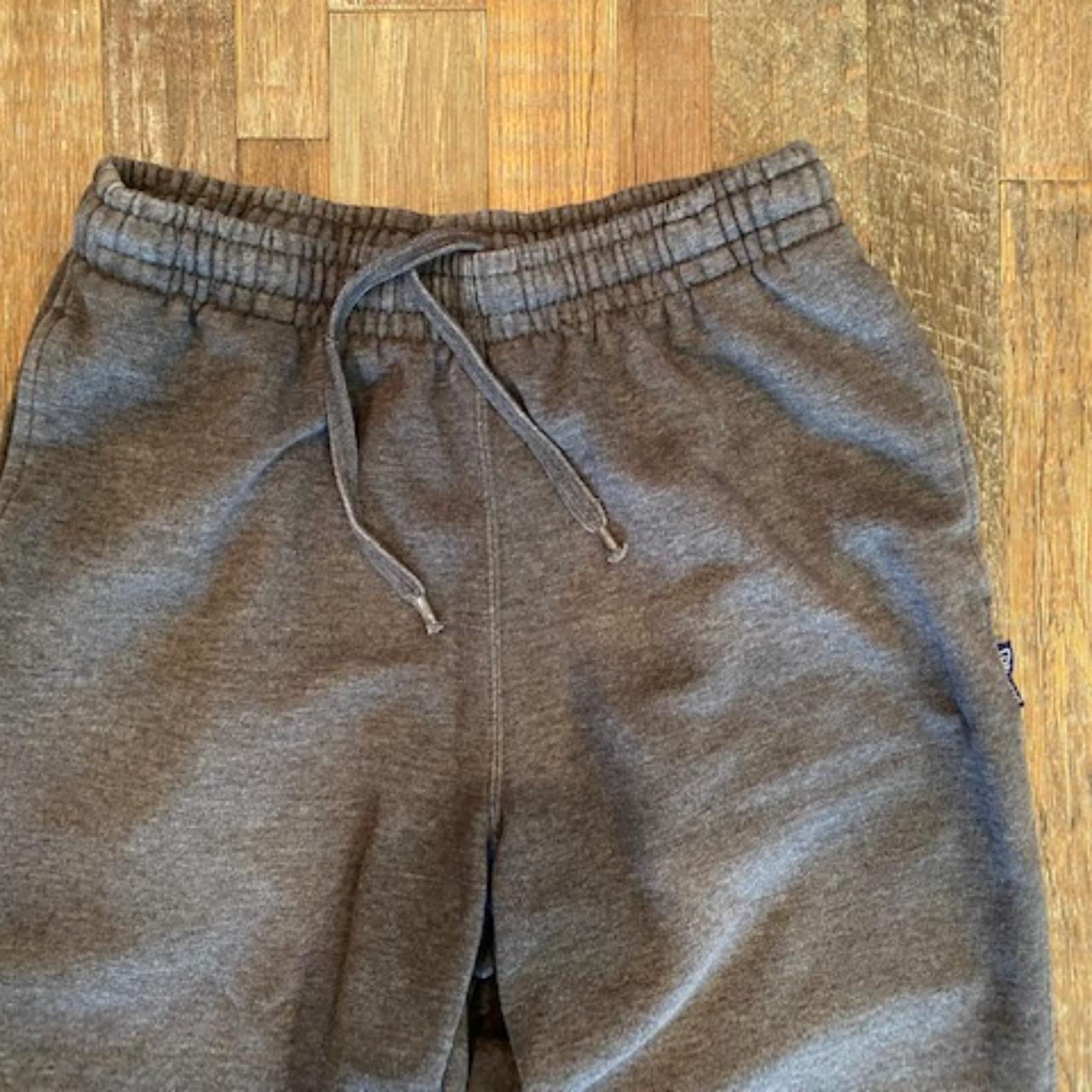 Spalding Men's Charcoal Gray Sweatpants size... - Depop