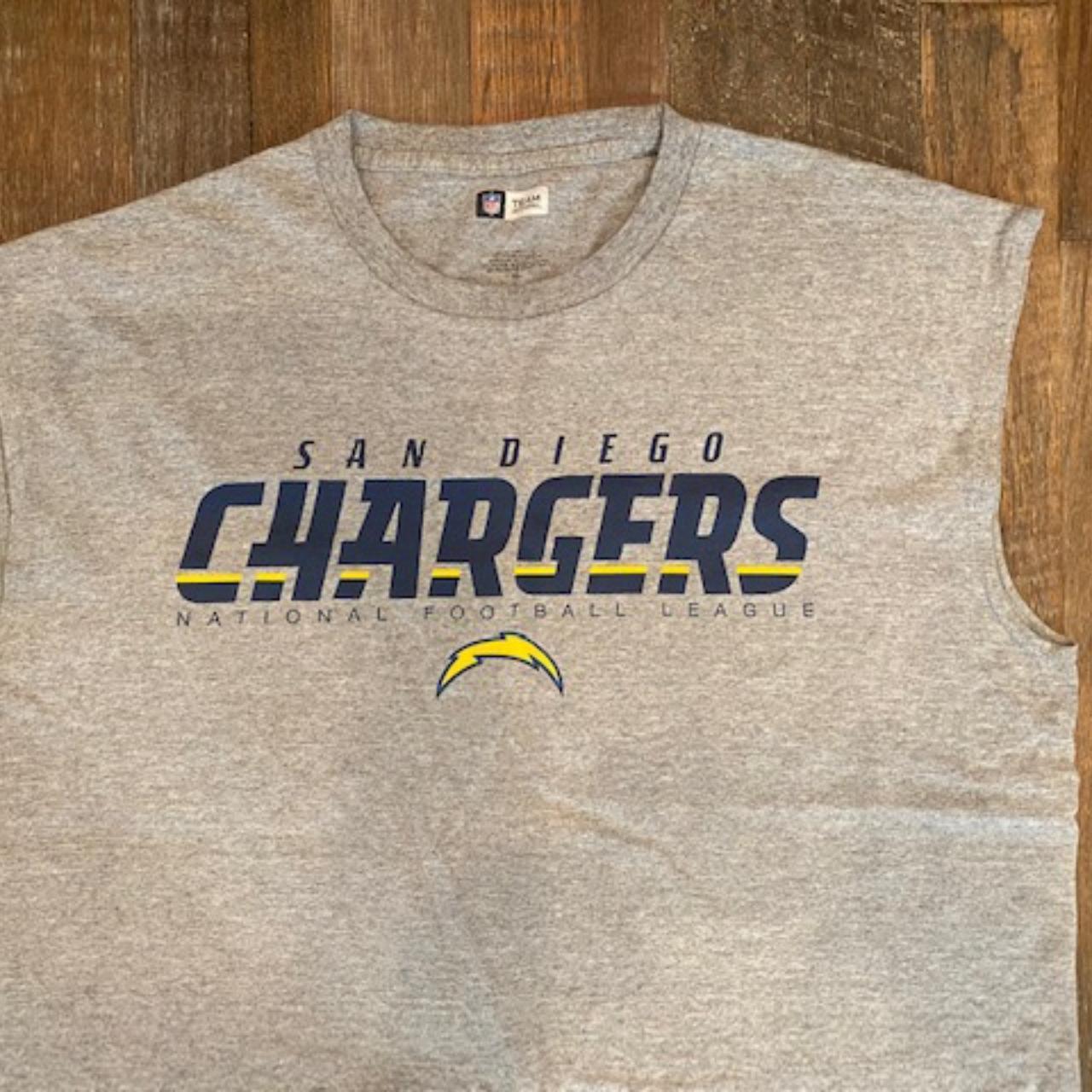 Official NFL San Diego Chargers Men's Sleeveless... - Depop