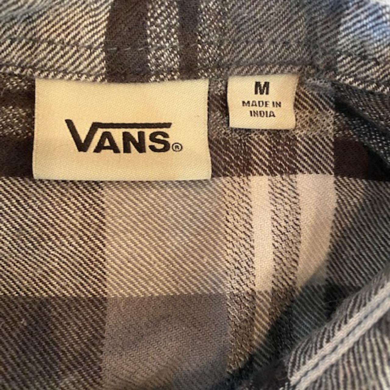 Vans Men's Black and Grey Shirt | Depop