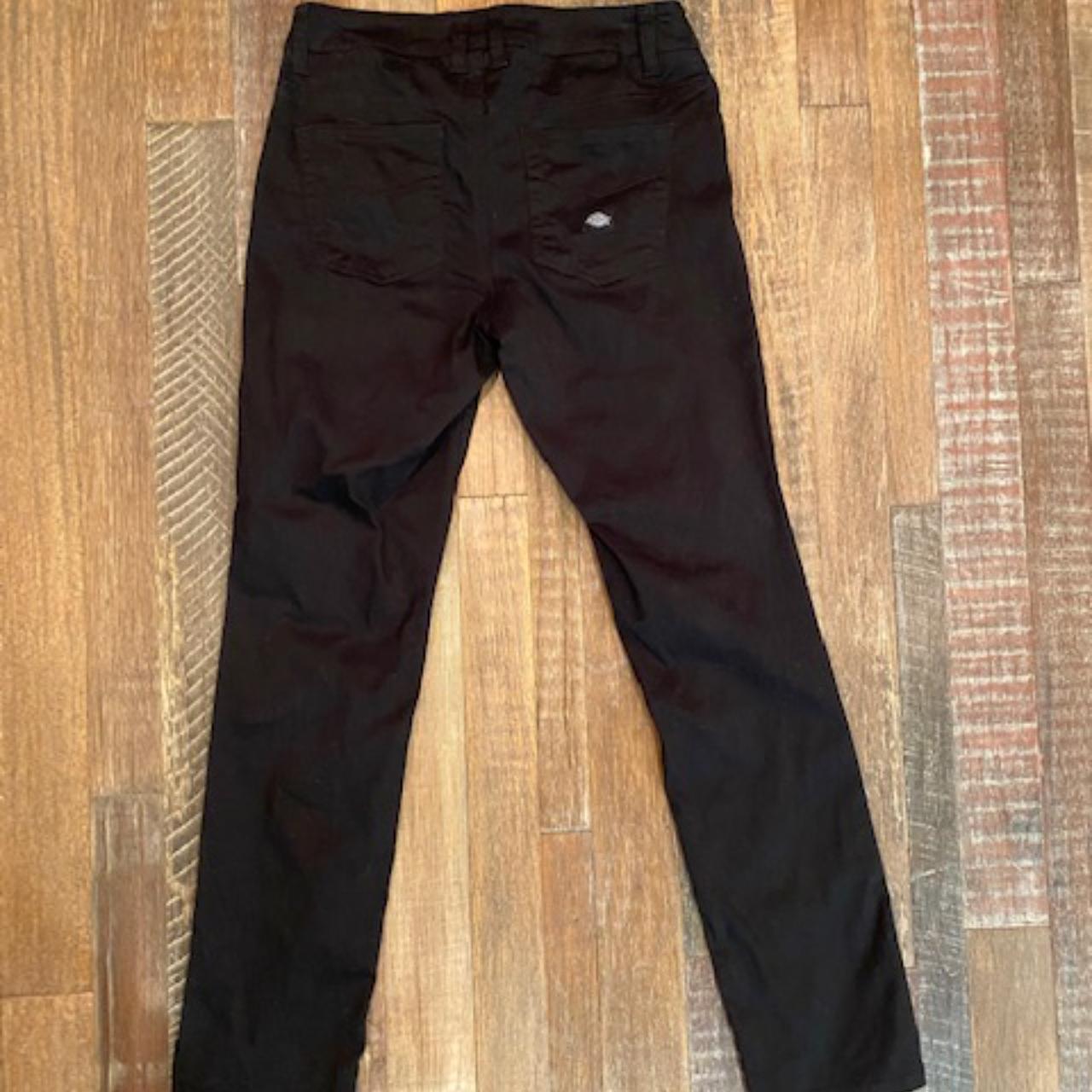 Dickies Girl Chinos Stretch Black size 7 Pants are... - Depop