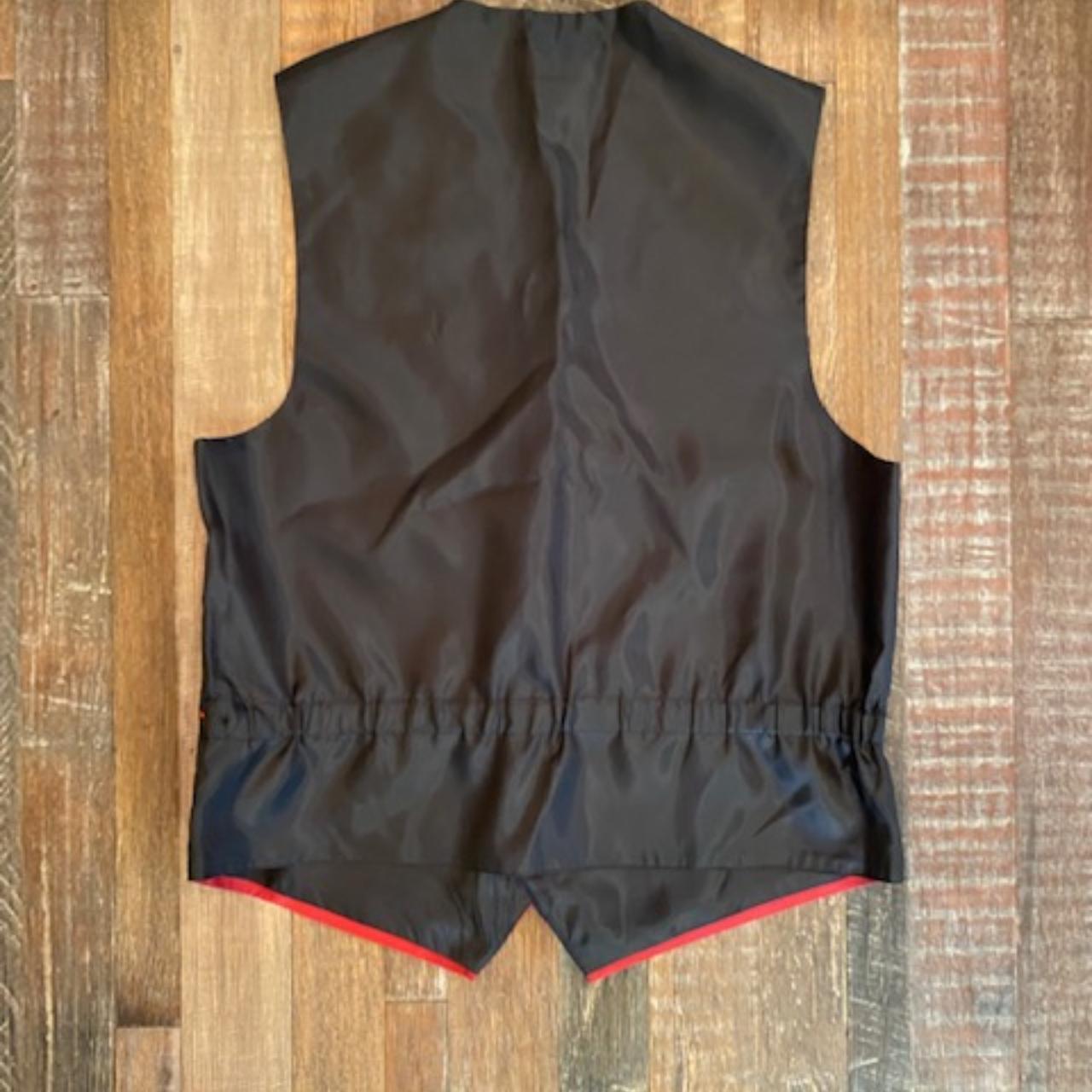 After Six Men's Black and Red Gilet (4)