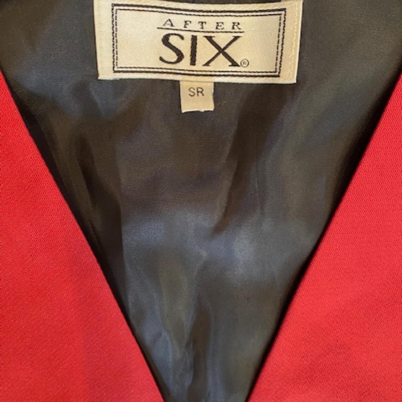 After Six Men's Black and Red Gilet (3)