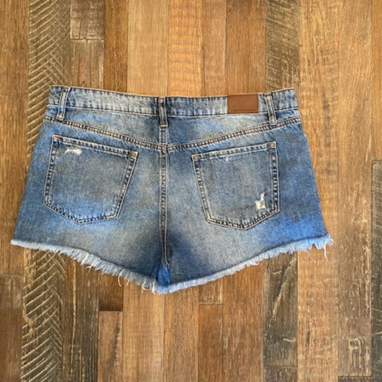 Aeropostale Women's Blue Shorts | Depop