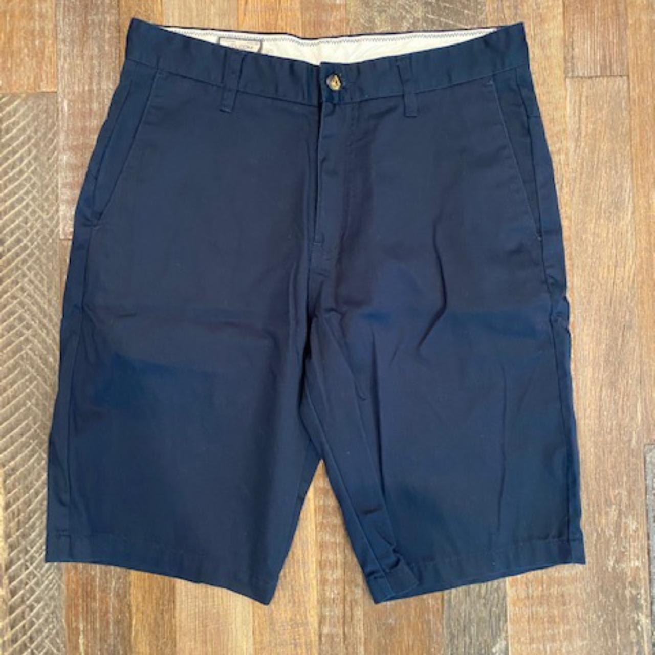 Volcom Corpo Class Men's Chino Shorts Navy Blue size... - Depop