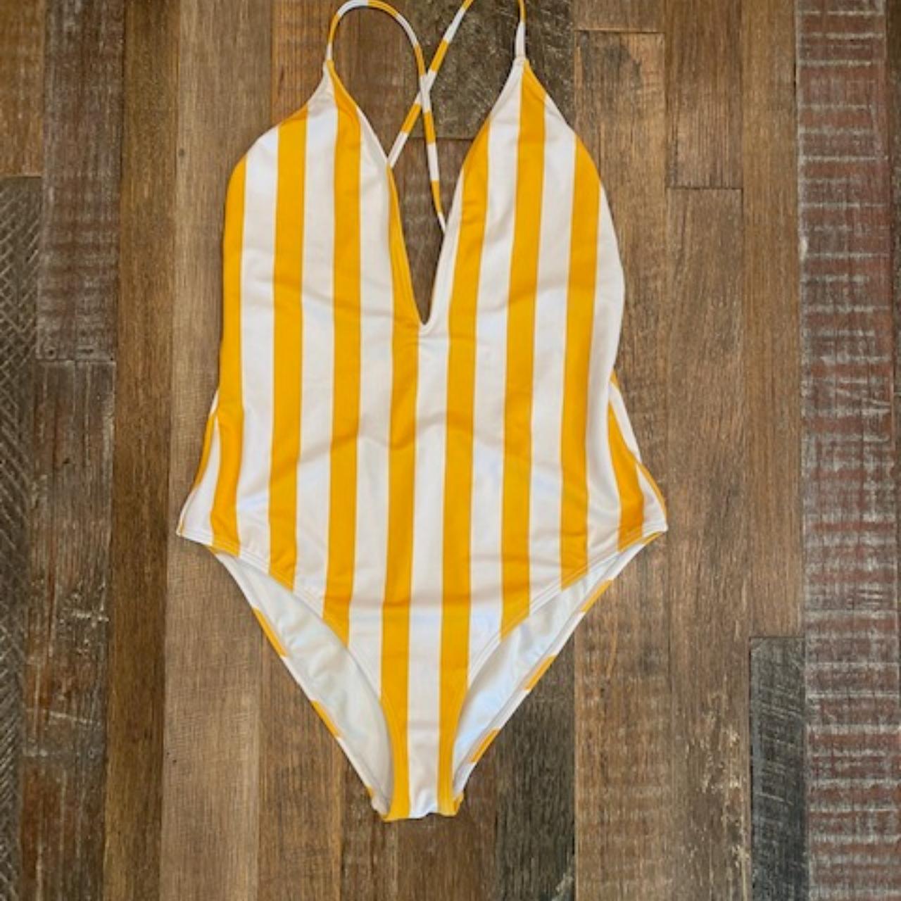 Forever 21 yellow bathing suit hotsell