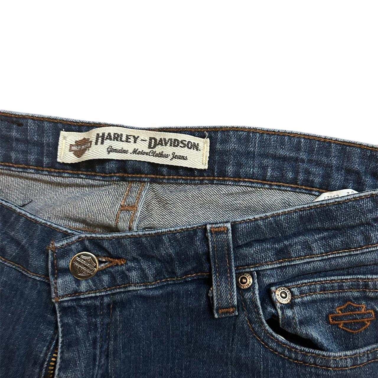 Harley Davidson Men's Navy Jeans | Depop