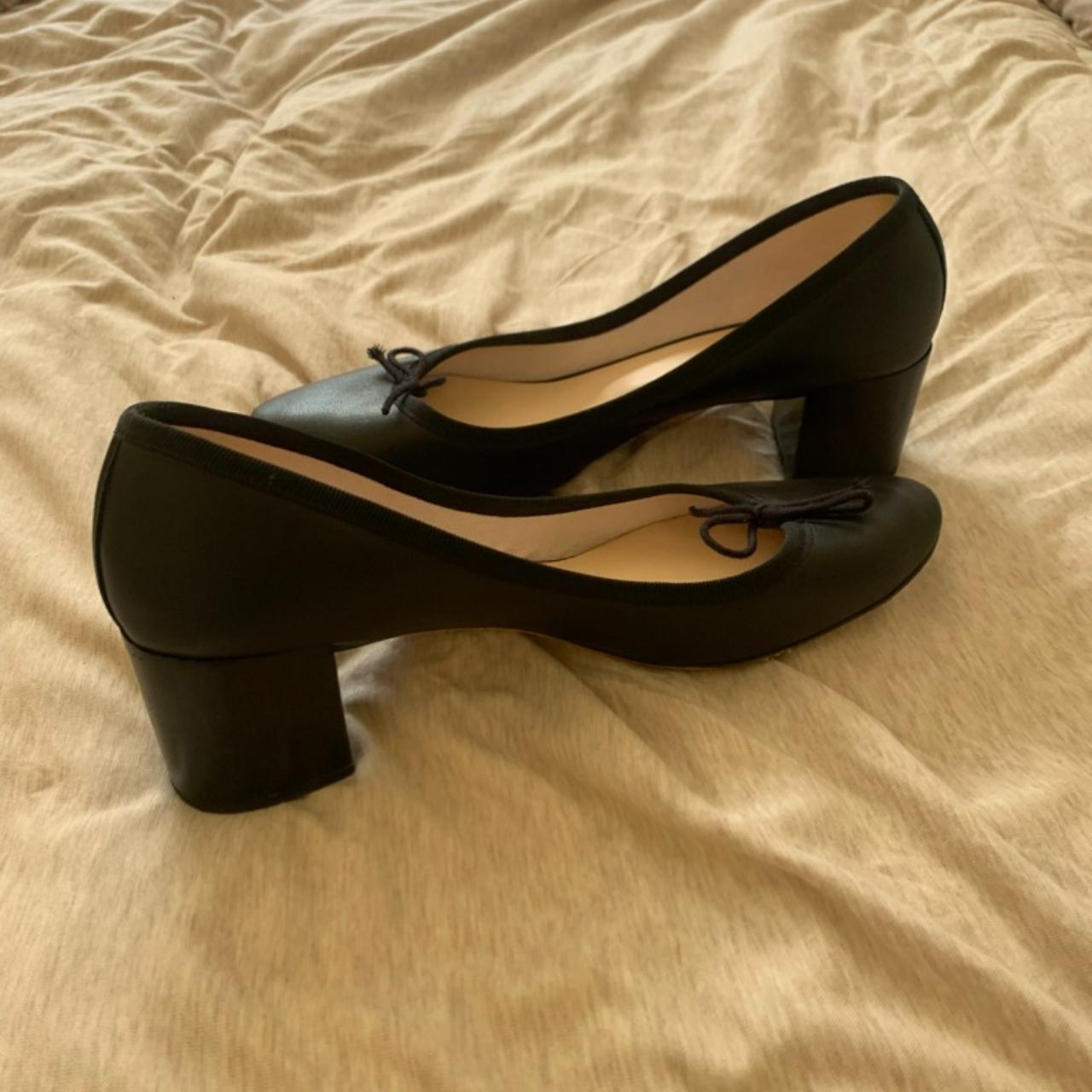 Repetto black ballet heels Size 38 fits a 7.5 wear... Depop